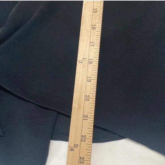 Topshop Black Sleeveless V Neck Crisscross Flowy Top Women Size 6 - Picture 9 of 9